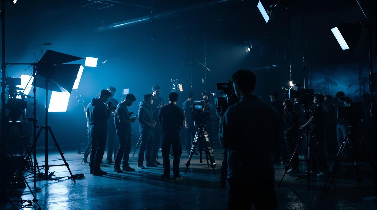 苹果视频制作现场